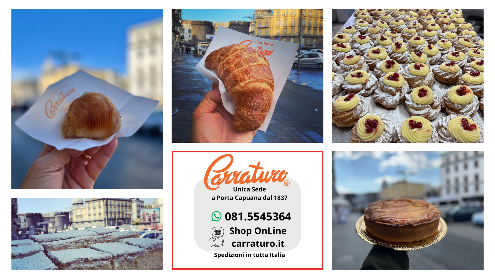 Pasticceria vicino a me a Napoli: Carraturo a Porta Capuana